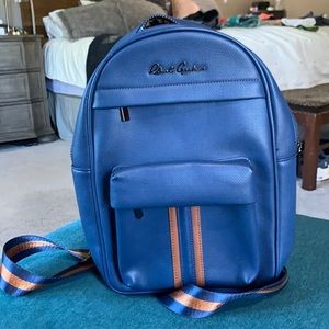 Robert Graham Navy Blue Mini Backpack